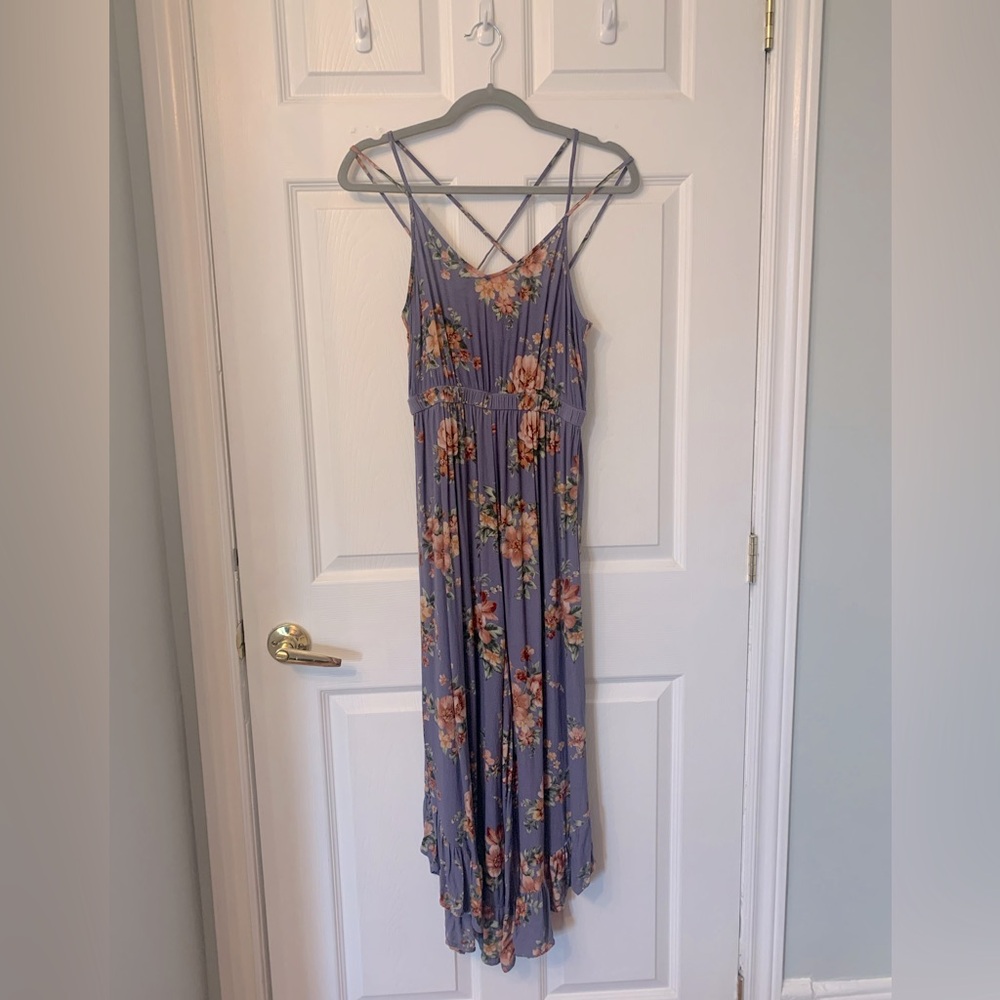 Floral wide-leg jumpsuit - Picture 2 of 5
